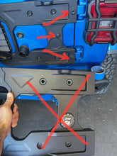 Load image into Gallery viewer, Rotopax Bracket for Jeep Wrangler JL Mopar Spare Tire Carrier Tailgate Reinforcement System with 3 predrilled accessory mounting points ONLY