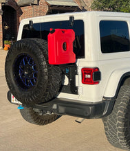 Load image into Gallery viewer, Rotopax Bracket for Jeep Wrangler JL Mopar Spare Tire Carrier Tailgate Reinforcement System with 3 predrilled accessory mounting points ONLY